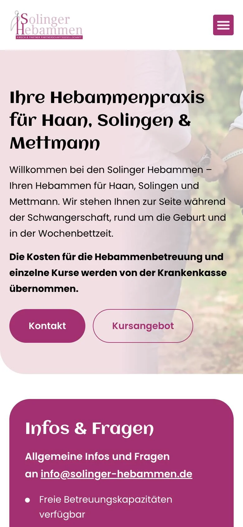 Solinger Hebammen: Alles Wichtige sofort