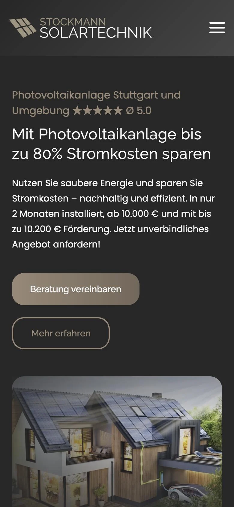 Stockmann Solartechnik: Vertrauen ab der ersten Zeile